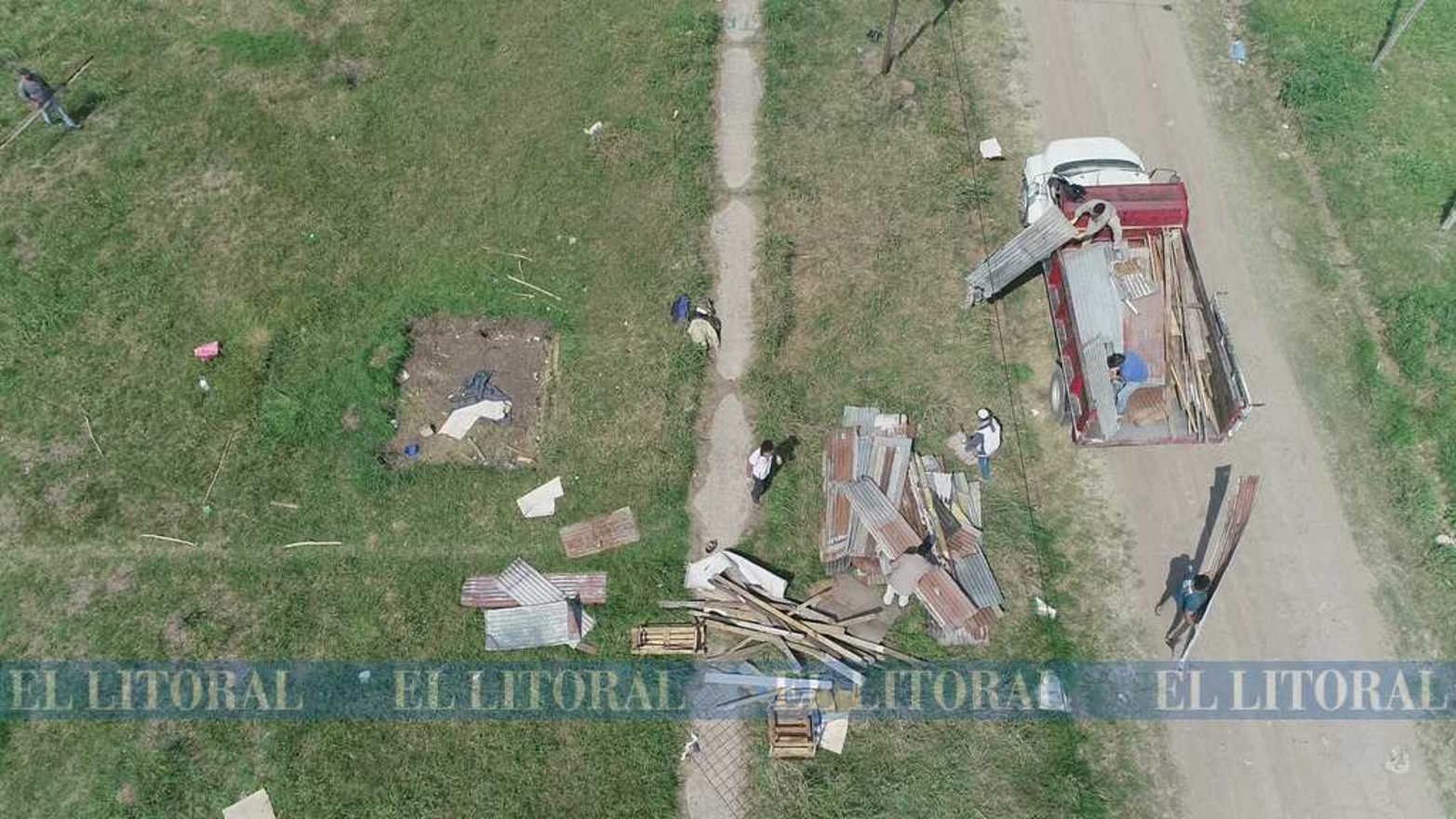 En febrero comenzó el asentamiento en tres manzanas. Una pudo ser desalojada los primeros días. Las otras en el día de hoy.