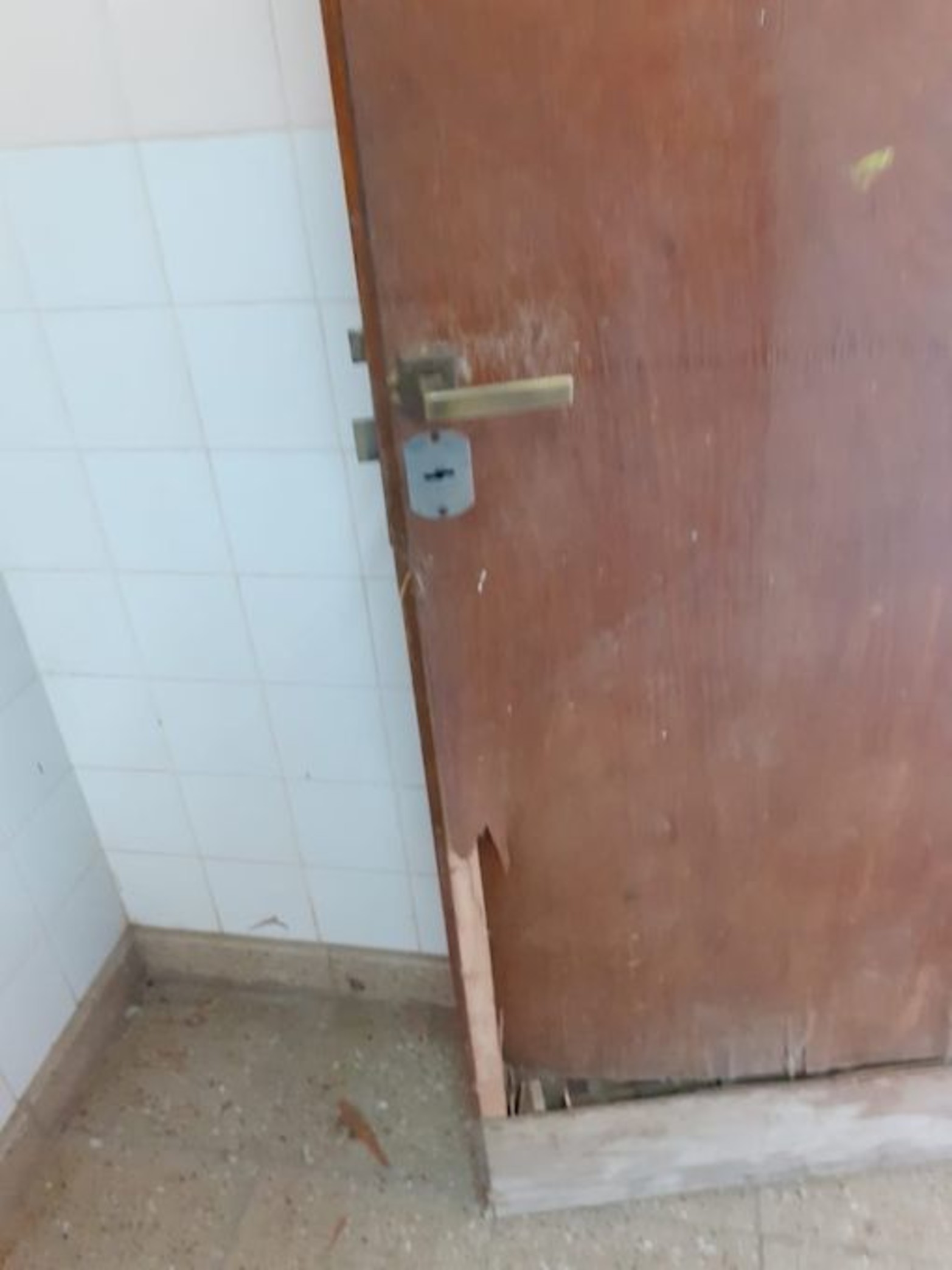 En la escuela Beltramino los mayores daños se produjeron la parte de baños