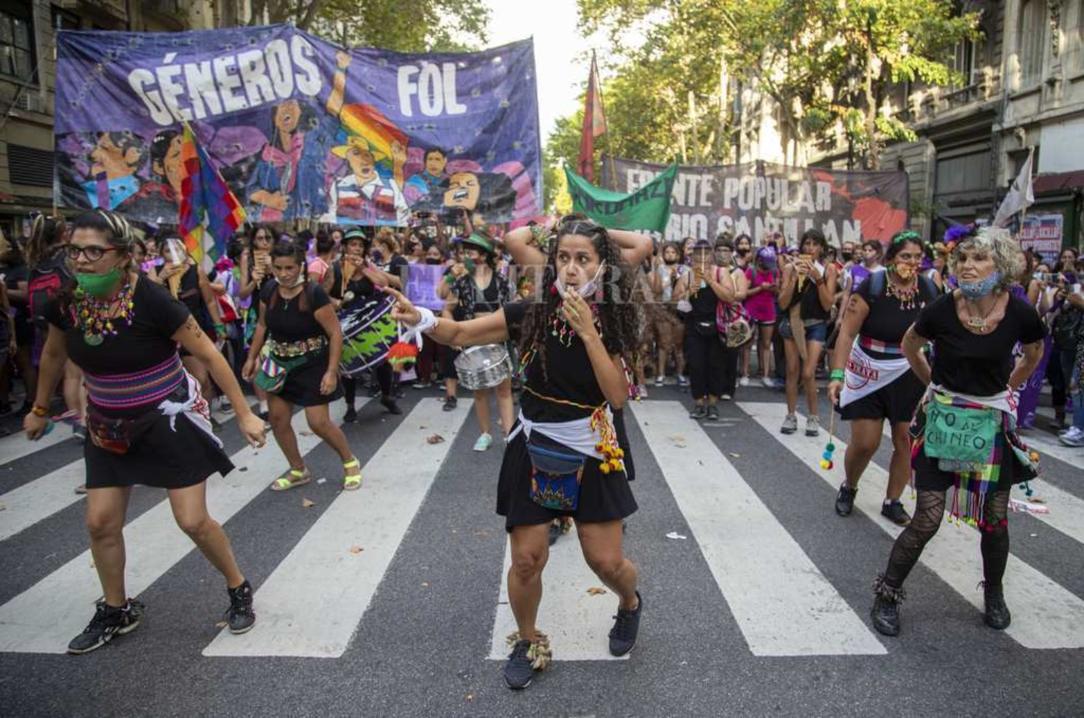 En Capital Federal en inmediaciones del Congreso Nacional.
