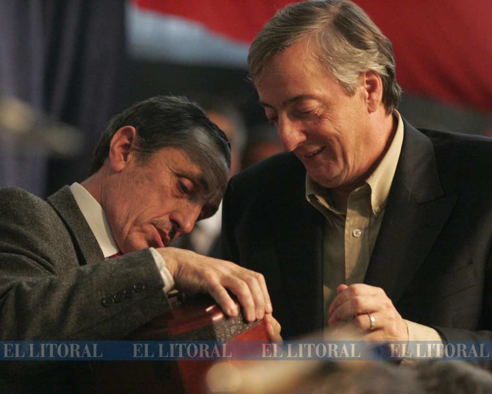 10 de junio de 2005, en su visita a la UTN Santa Fe junto al entonces gobernador Jorge Obeid.