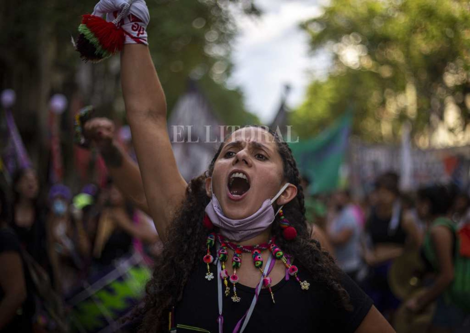En Capital Federal en inmediaciones del Congreso Nacional.