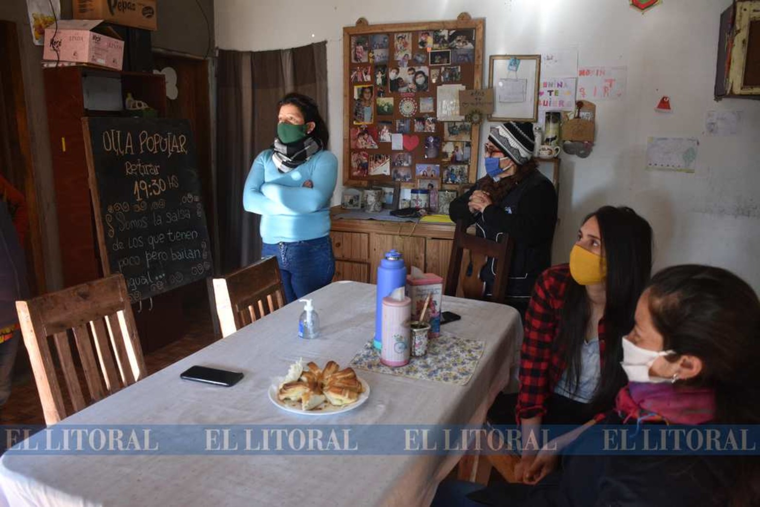 El ángel que los guía. La repentina ida de Agustina de solo 15 años los movilizó para hacer un merendero. Barrio Yapeyú.