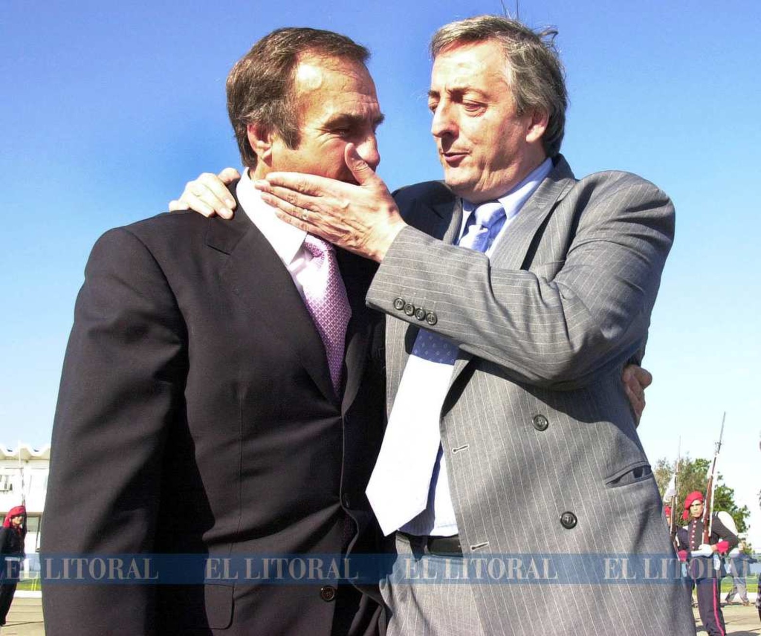 10 de julio de 2003, junto a Carlos Reutemann.