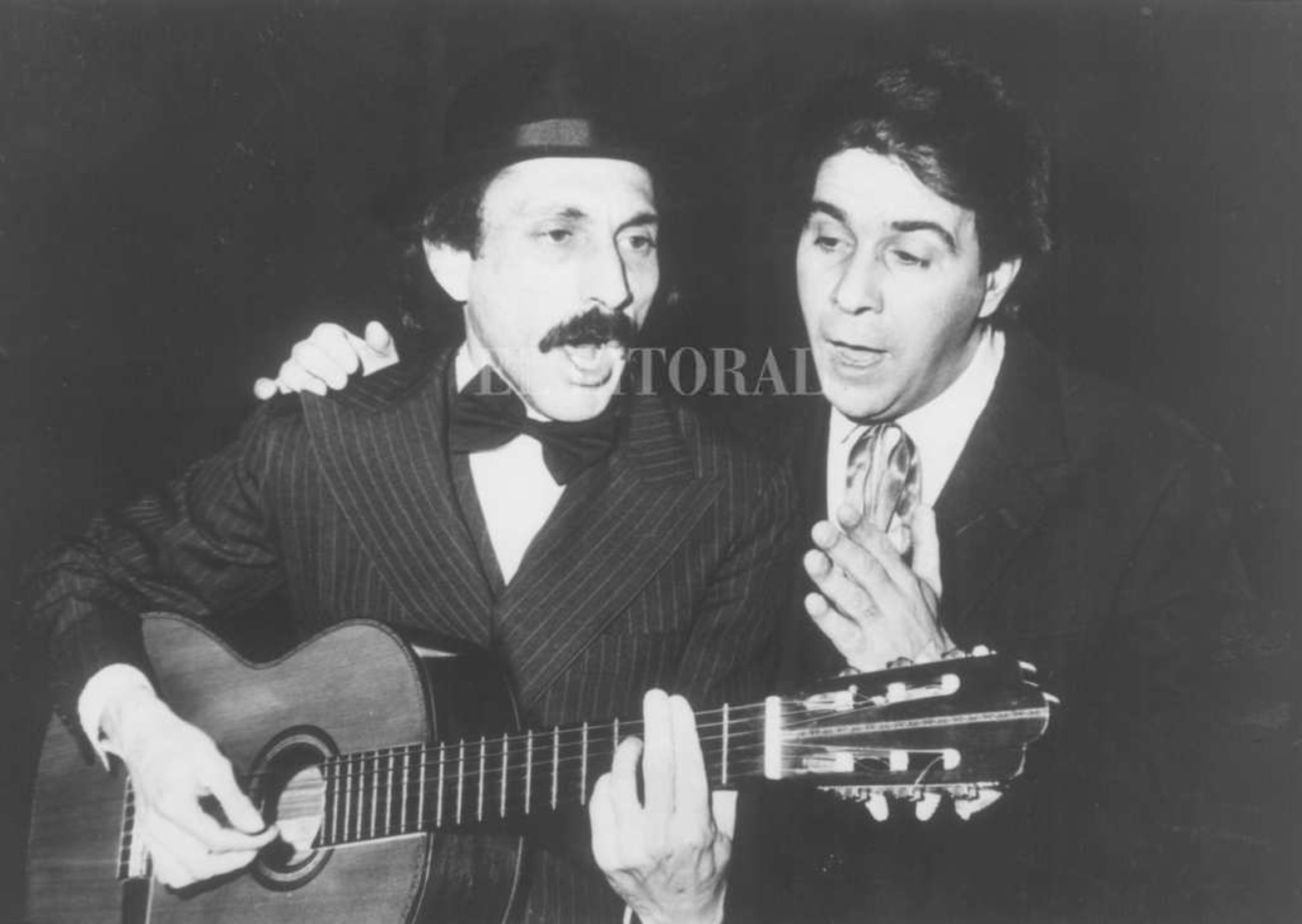 Jorge Ricci y Rafael Bruza en "El clásico binomio".