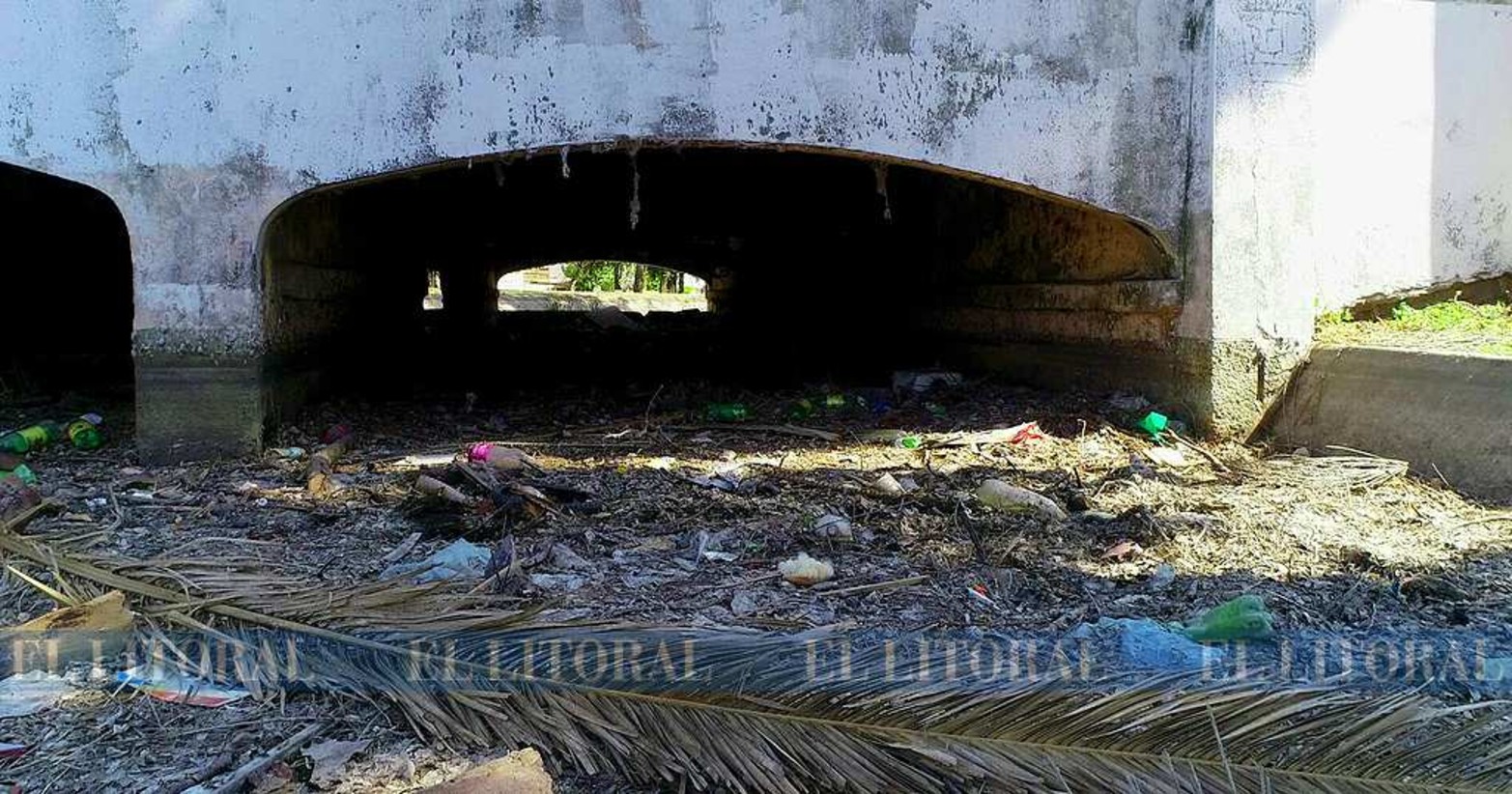 En sectores el Parque Juan de Garay se ve afectado por la falta de mantenimiento municipal.