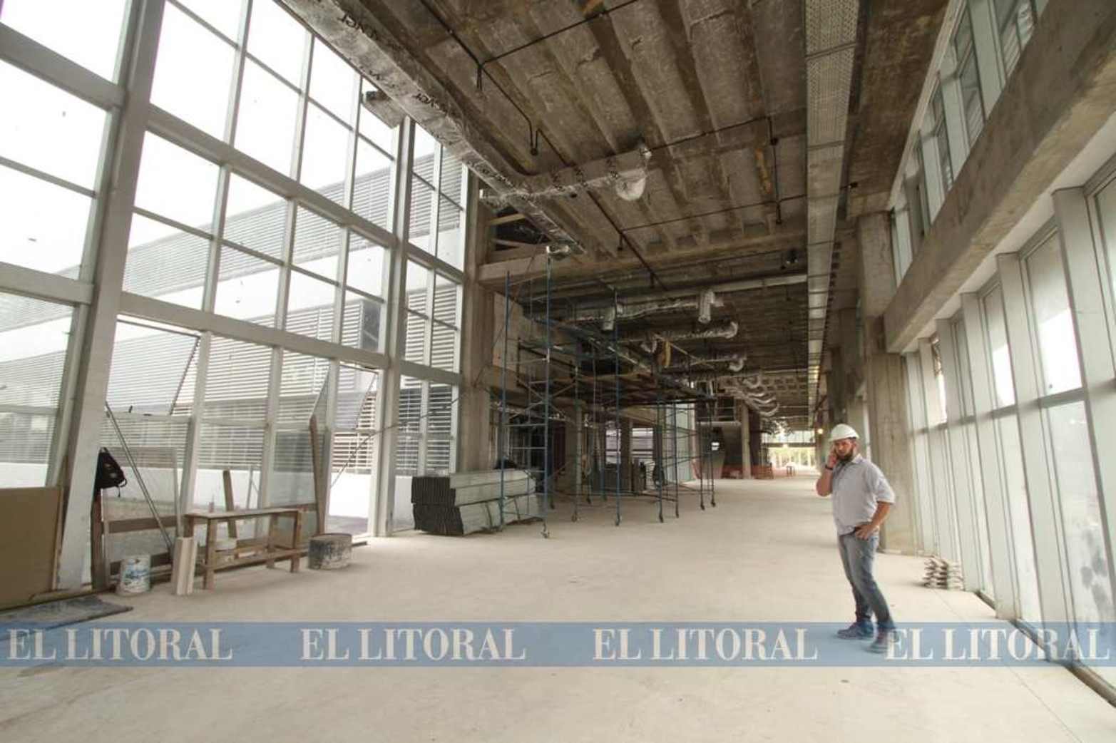 Lunes 23 de abril de 2018. Lo que es hoy el hall central del edificio