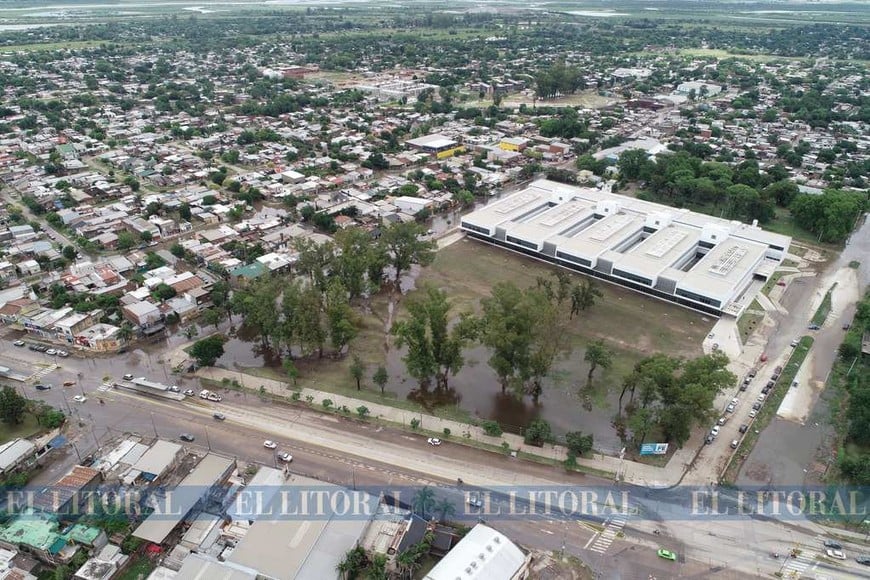 Las consecuencias de la tormenta desde el drone