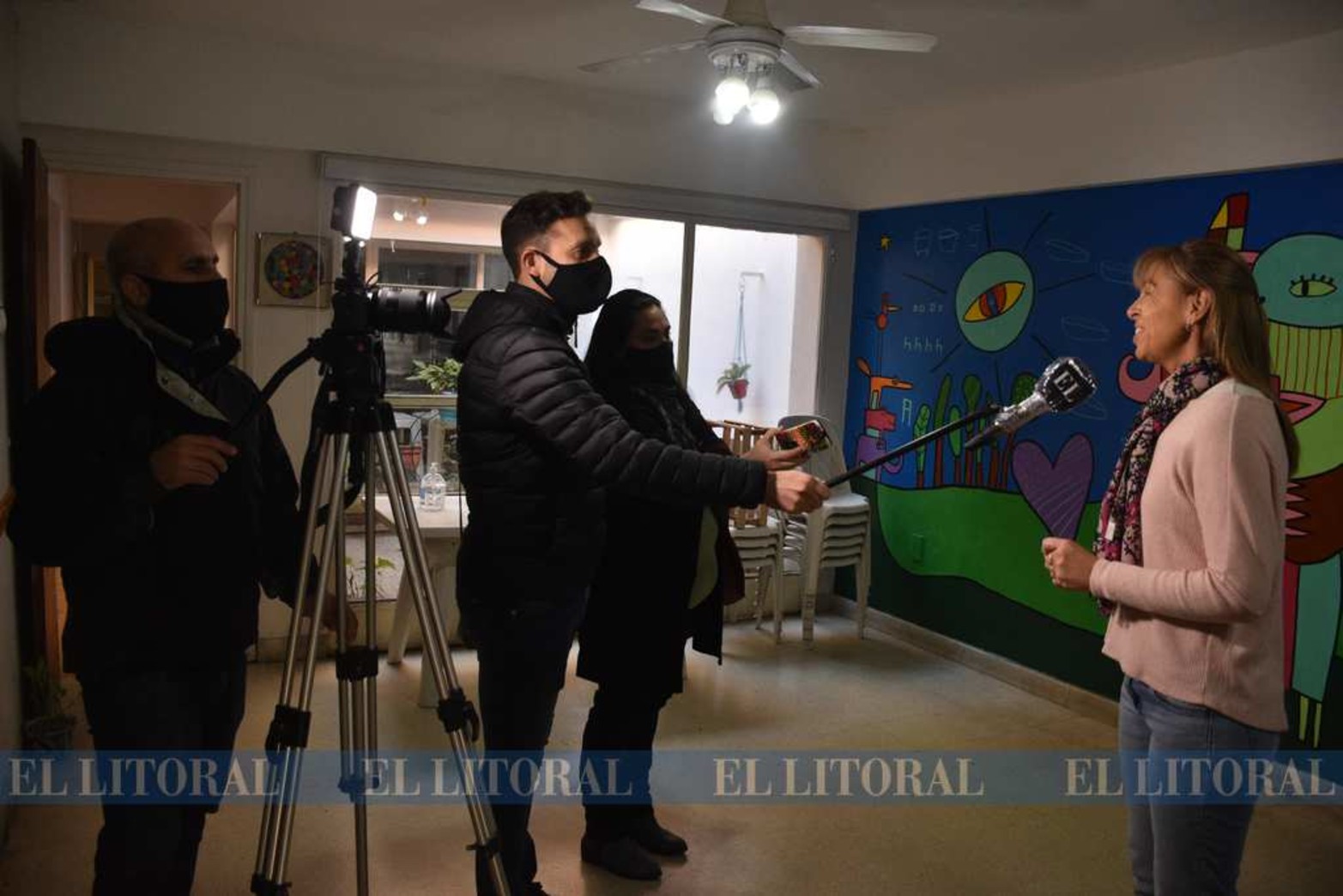 El equipo del diario El Litoral visitó la sede para interiorizarse.