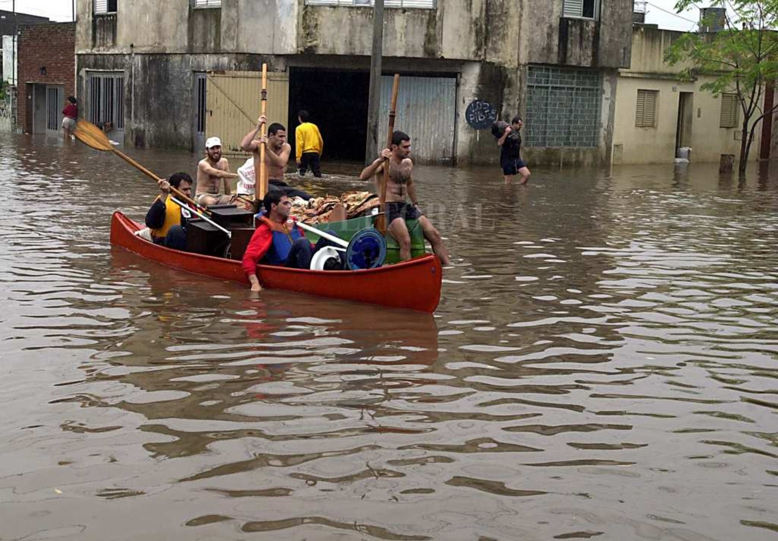 Esquina de Perú y La Paz.