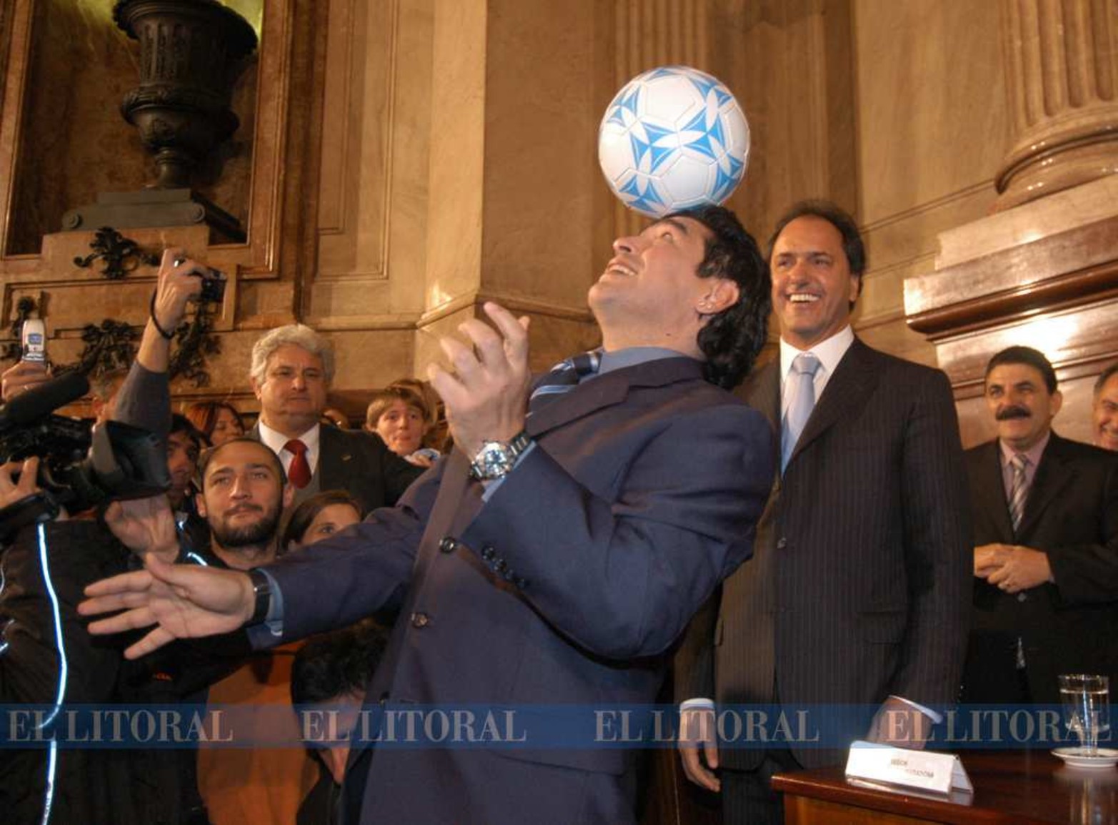 En el Senado de la Nación en 2005.
