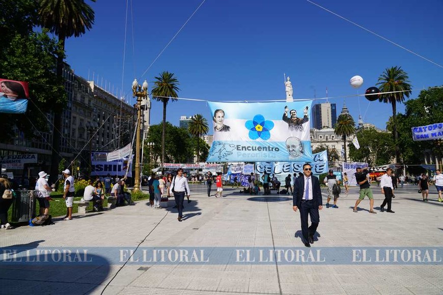 El Litoral en la Plaza de Mayo