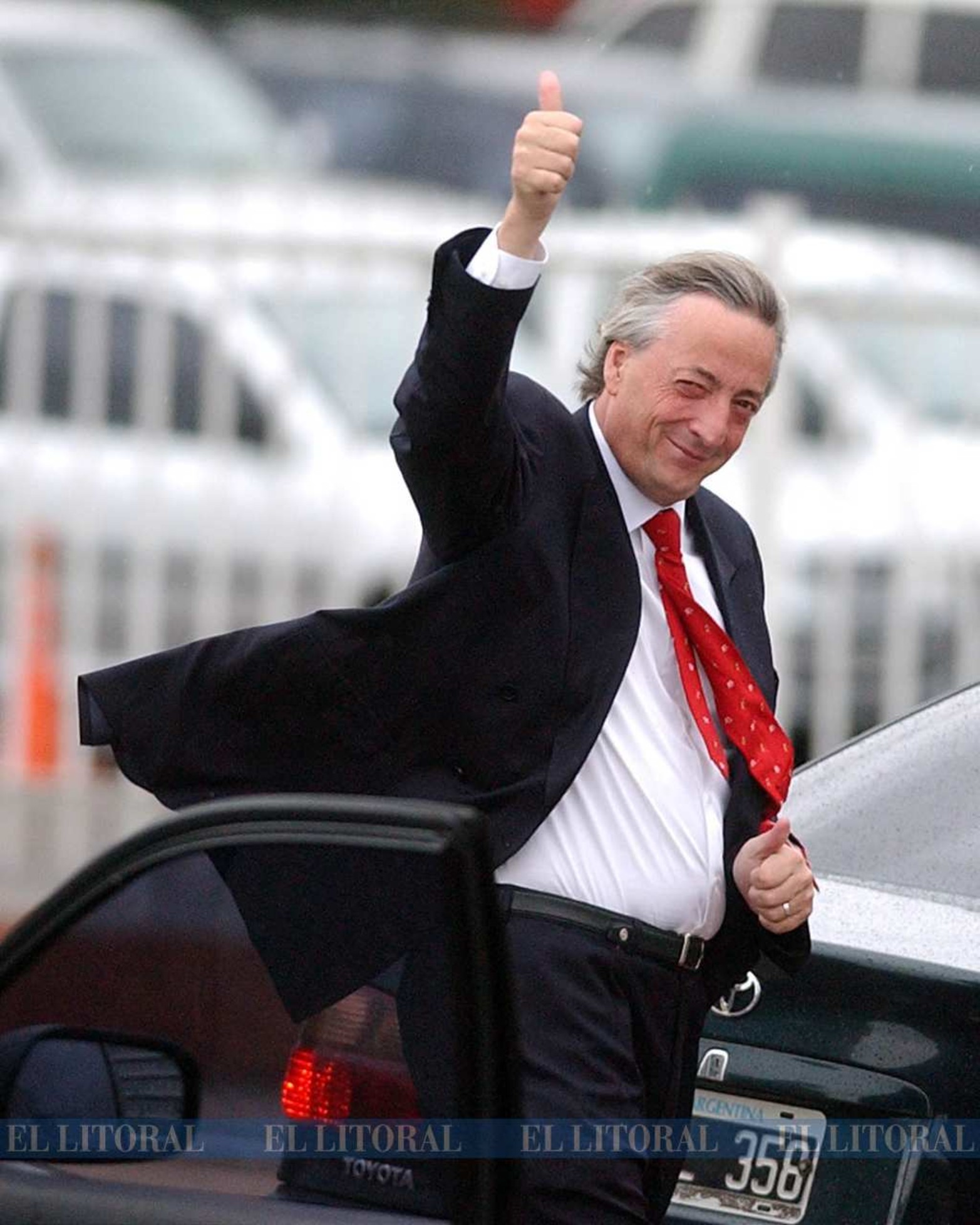 Siempre atento a los gestos, en octubre de 2005.