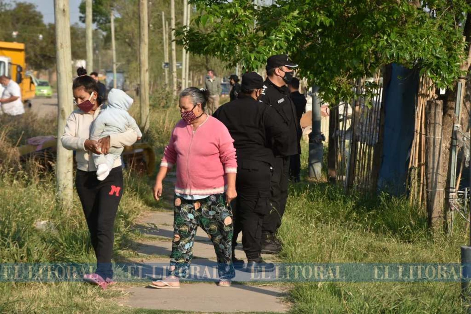 En febrero comenzó el asentamiento en tres manzanas. Una pudo ser desalojada los primeros días. Las otras en el día de hoy.