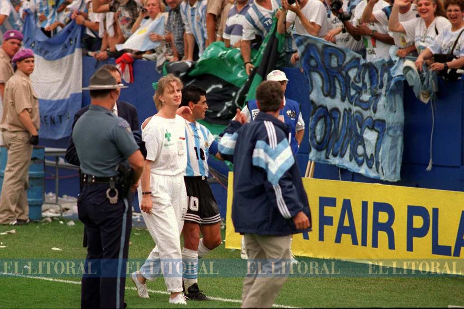1994. En su último Mundial de fútbol.