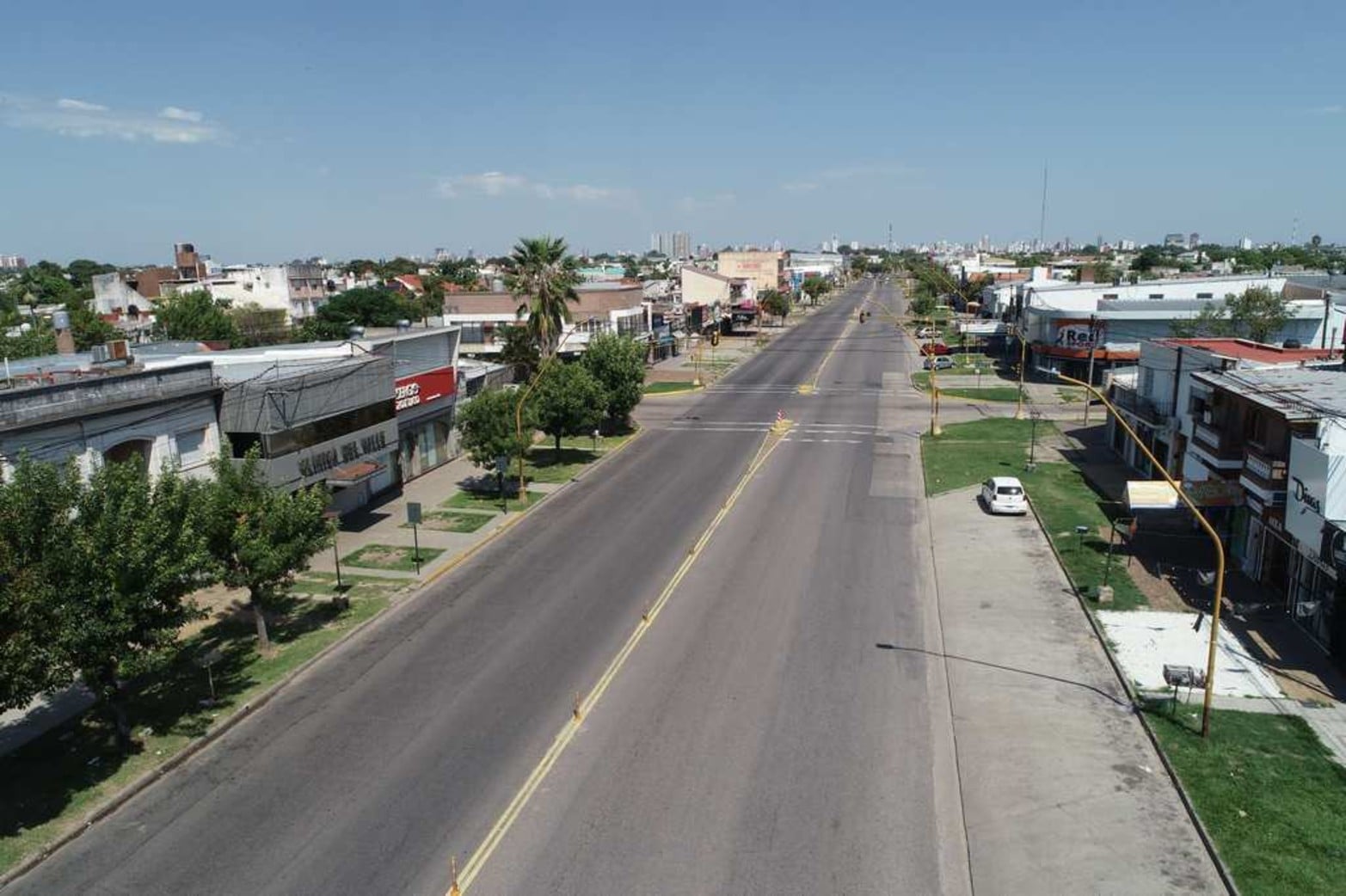 Vacia... Avenida Aristóbulo del Valle el pasado 24 de marzo.