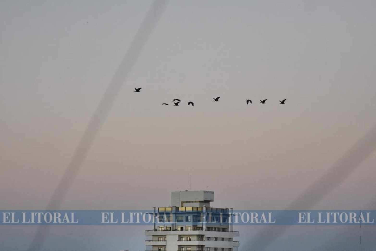 Vistas aéreas de la ciudad.