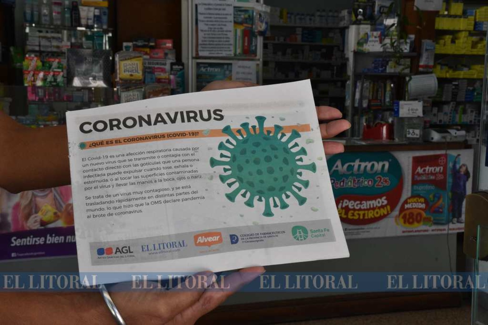 En farmacias está disponible este ejemplar impreso donde se brinda información sobre el Coronavirus