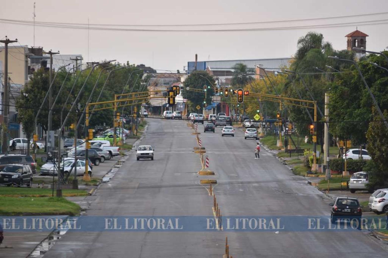 Avenida Aristobulo del Valle... Una imagen que difícilmente vuelva a suceder.