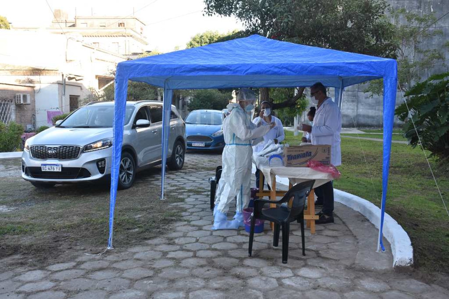 La ciudad de Santa Fe tiene un nuevo lugar para realizar hisopado: El viejo hospital Iturraspe. Con turno previo se ingresa por Perón al 3400 y se sale por calle Obispo Gelabert.