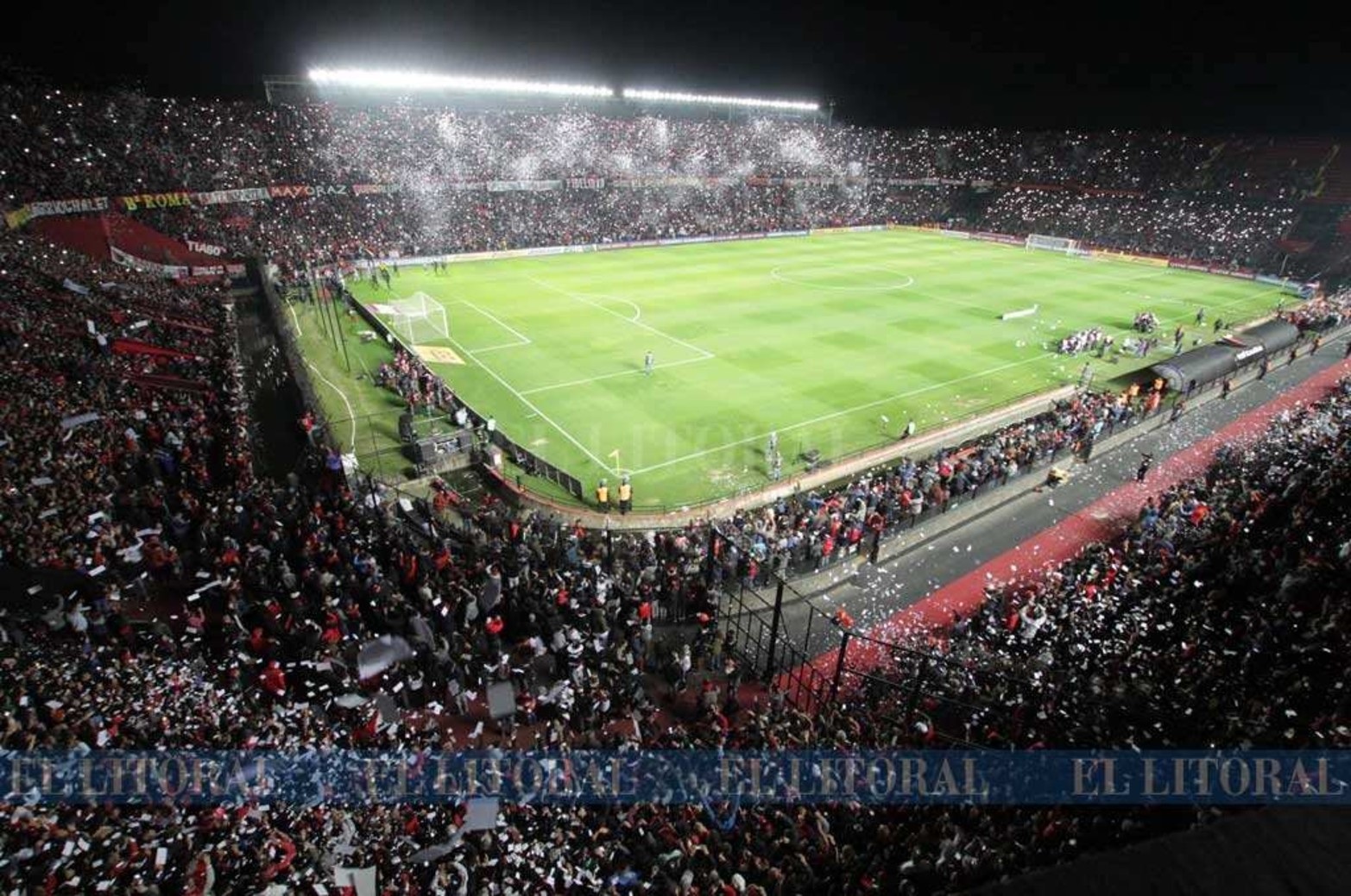 Último partido internacional en la cancha. Colón recibió a Atlético Mineiro por la semifinal de la Copa Sudamericana.