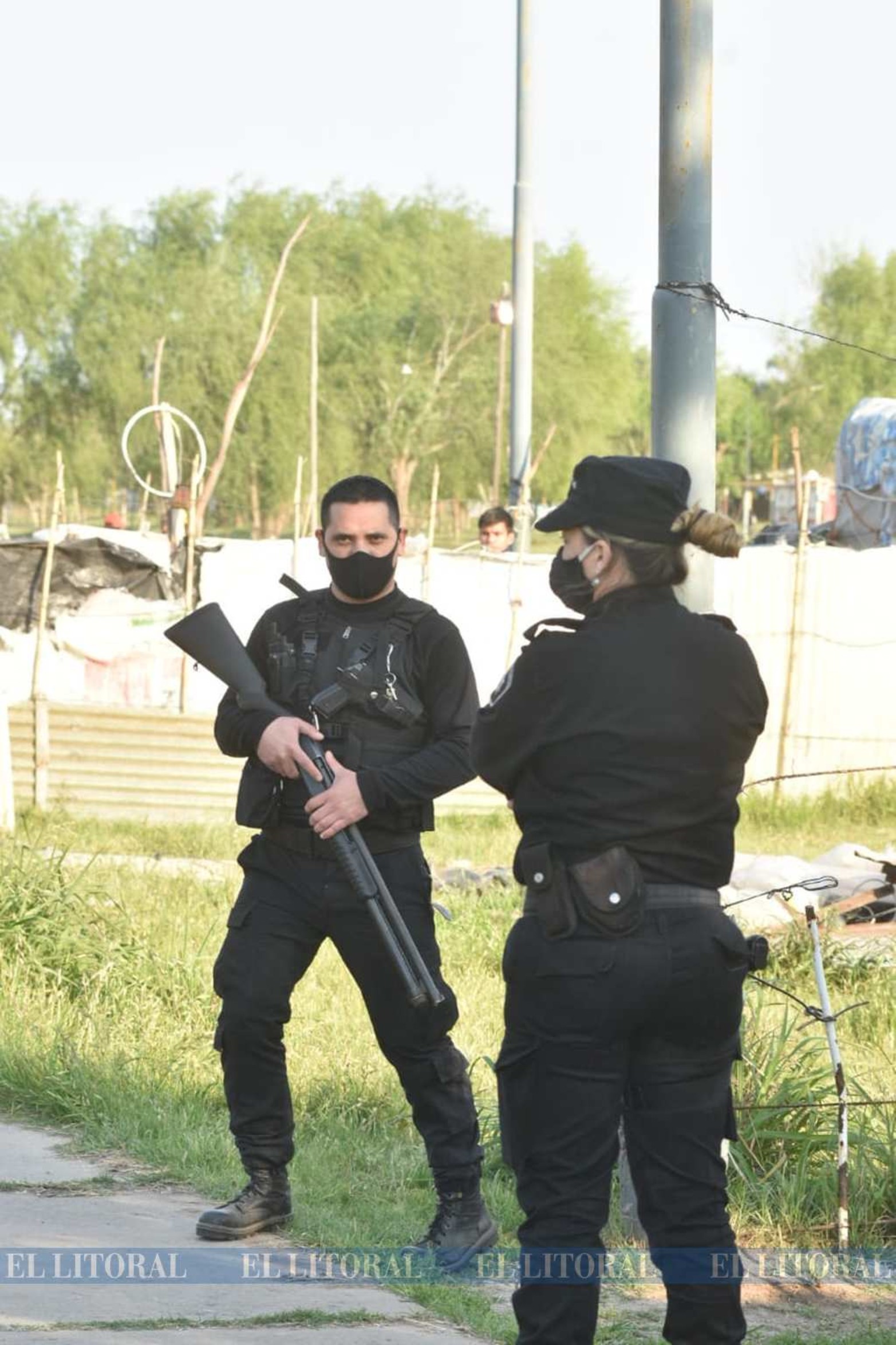 En febrero comenzó el asentamiento en tres manzanas. Una pudo ser desalojada los primeros días. Las otras en el día de hoy.