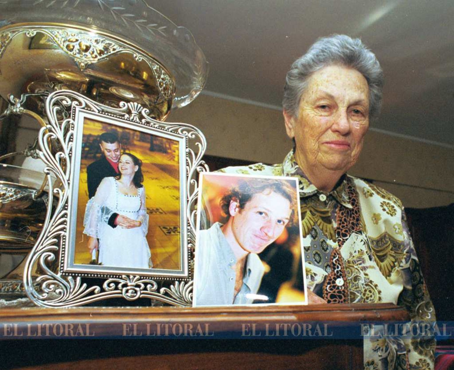 En el interior de su casa recibió a El Litoral en octubre de 2.000. Pregonaba llegar al corazón de los jóvenes. Su hijo Jorge fue un desaparecido.