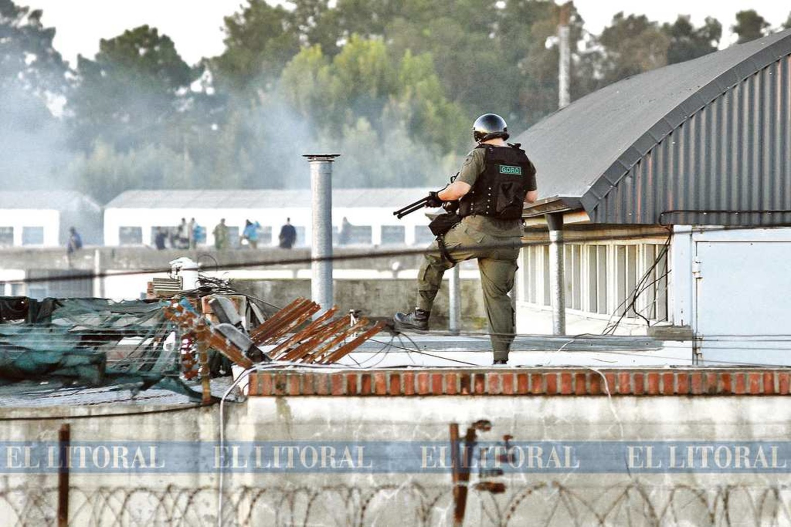 23 de marzo. El primer lunes de aislamiento obligatorio hubo dos motines en las cárceles: Las Flores (foto) y  Coronda.