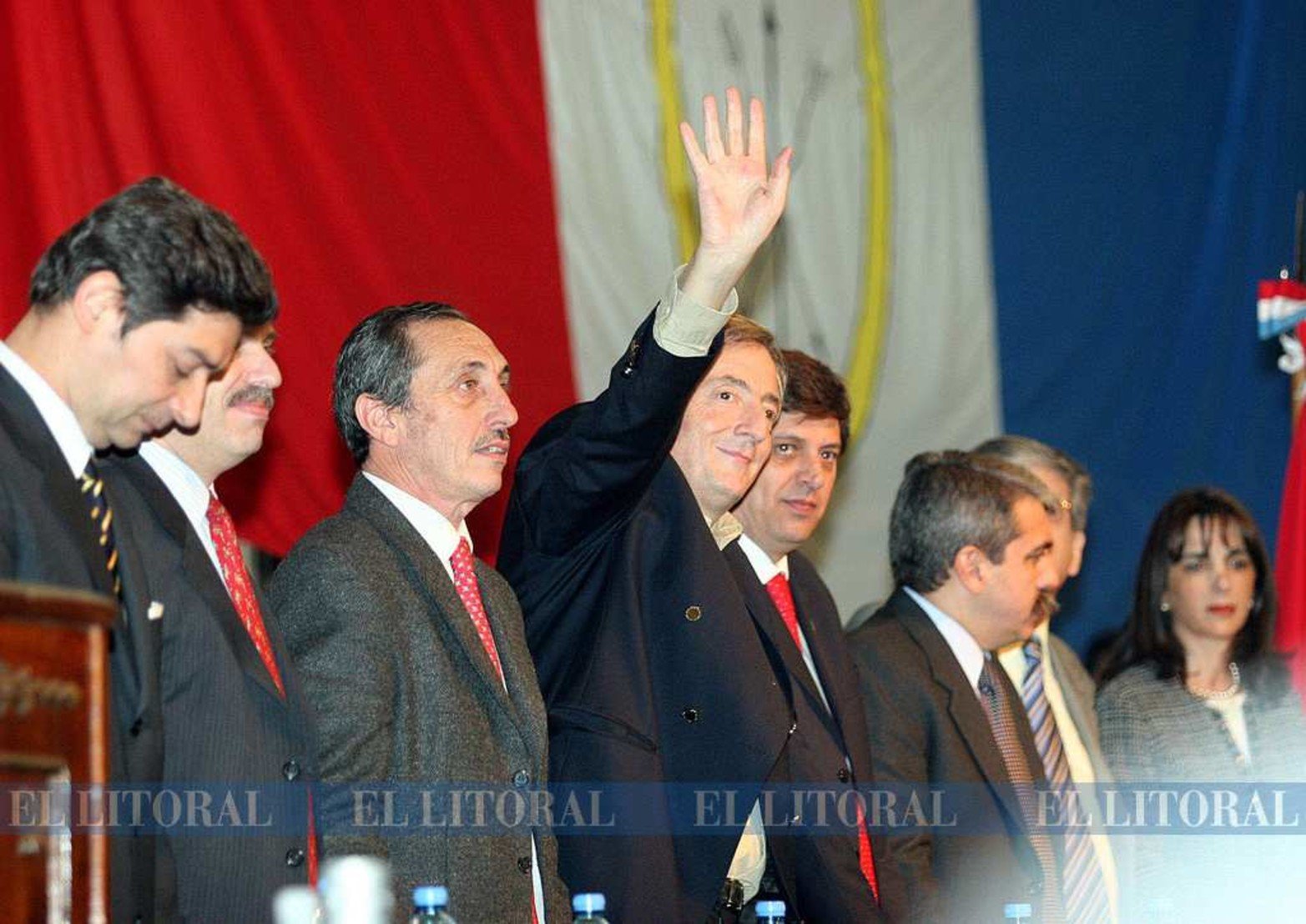 En 2005, en la UTN junto a Horacio Rosatti, Anibal Fernández (tapado, Jorge Obeid, Néstor Kirchner, Martín Balbarey, Aníbal Fernández, Julio De Vido (tapado) y María Eugenia Bielsa.