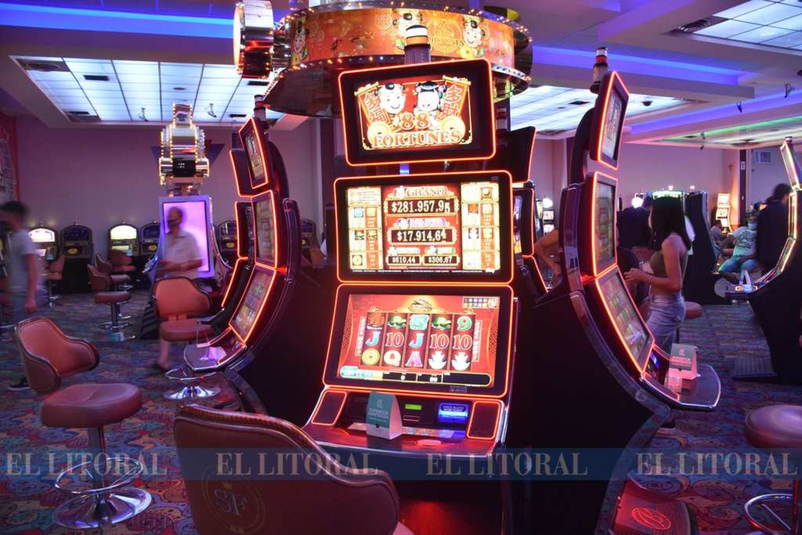 10 de diciembre. Las salas de juego en la provincia volvieron a ser habilitadas luego de casi diez meses.