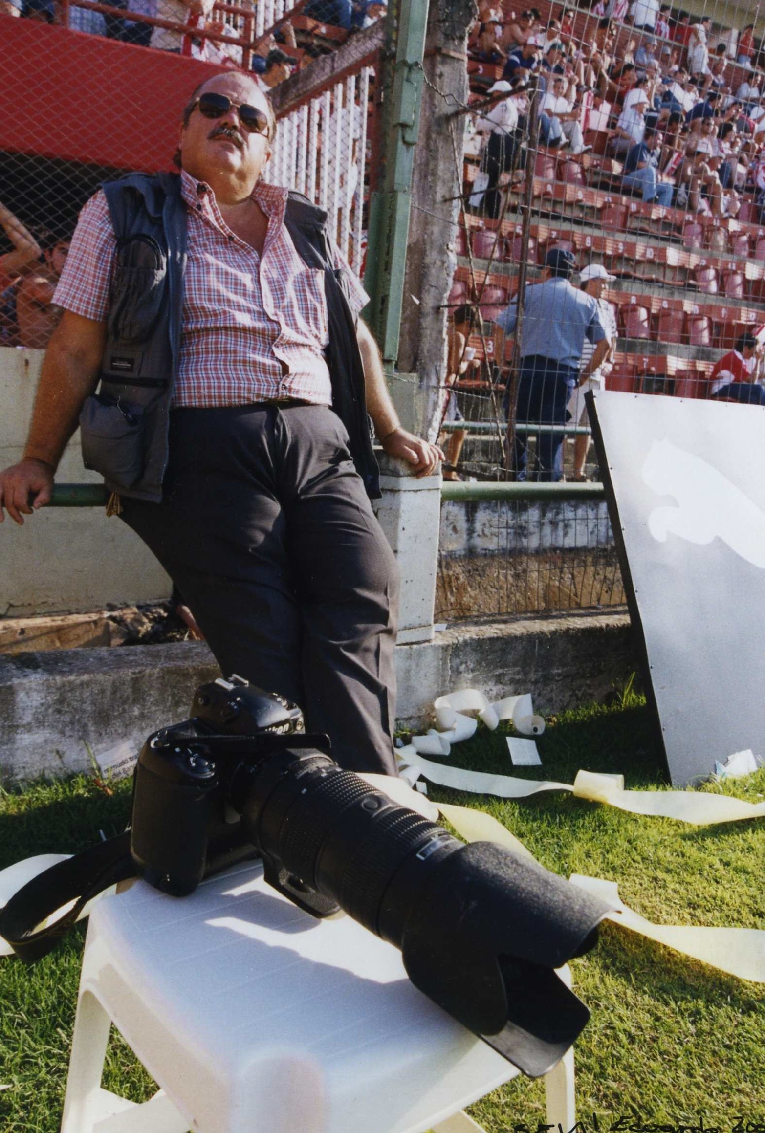 En la cancha de Unión, que la propia hinchada tenía un canto para él por la histórica foto de Colón.
