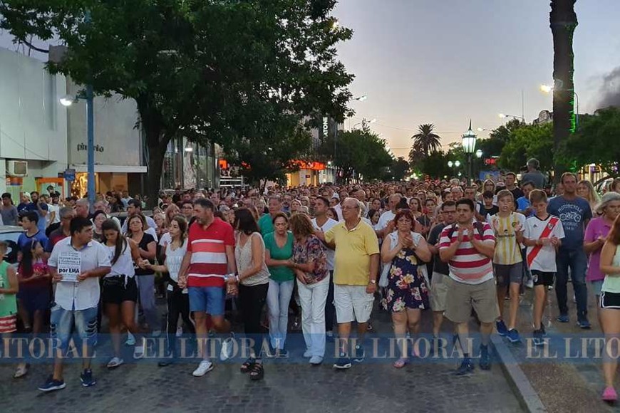 Histórica y masiva marcha en Rafaela en reclamo de seguridad y justicia