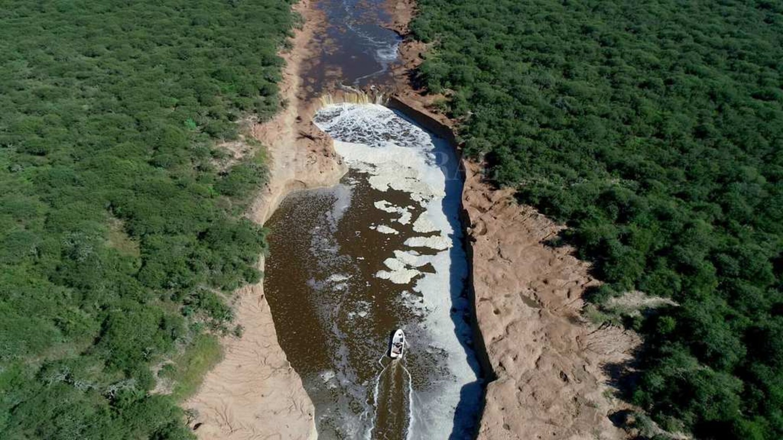 Desde el drone de El Litoral, una imagen única para nuestros lectores.
