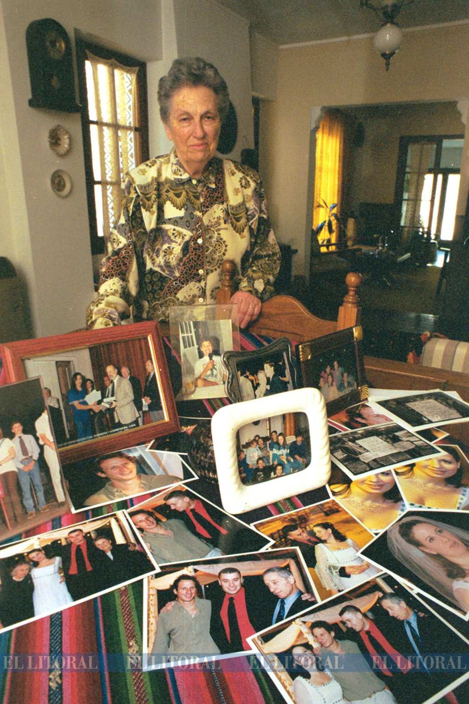 En el interior de su casa recibió a El Litoral en octubre de 2.000. Pregonaba llegar al corazón de los jóvenes. Su hijo Jorge fue un desaparecido.