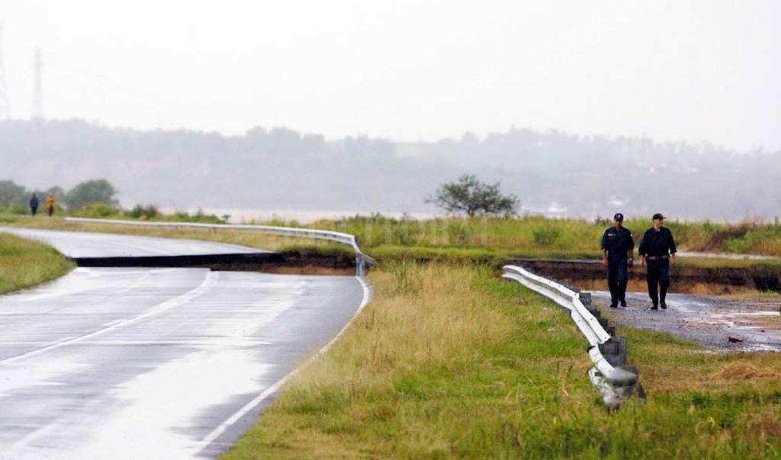 Febrero de 2003. Así se desmoronó la ruta.