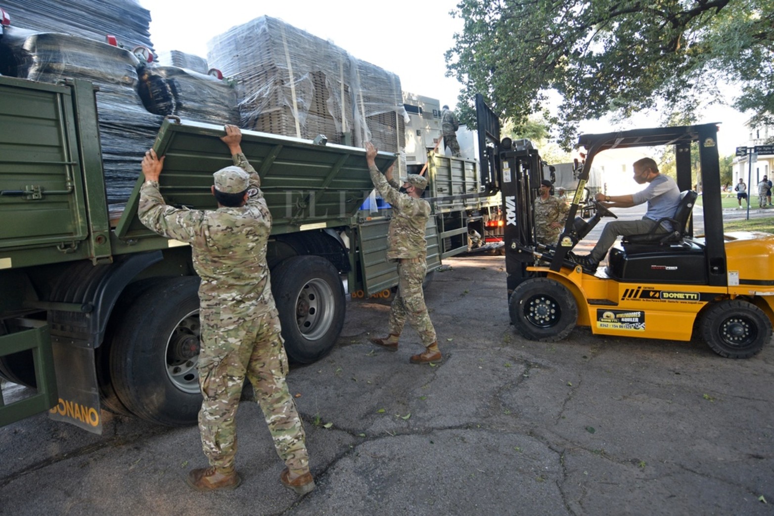 Con 40 camillas para pacientes no Covid, el hospital de campaña estará en el Liceo Militar.