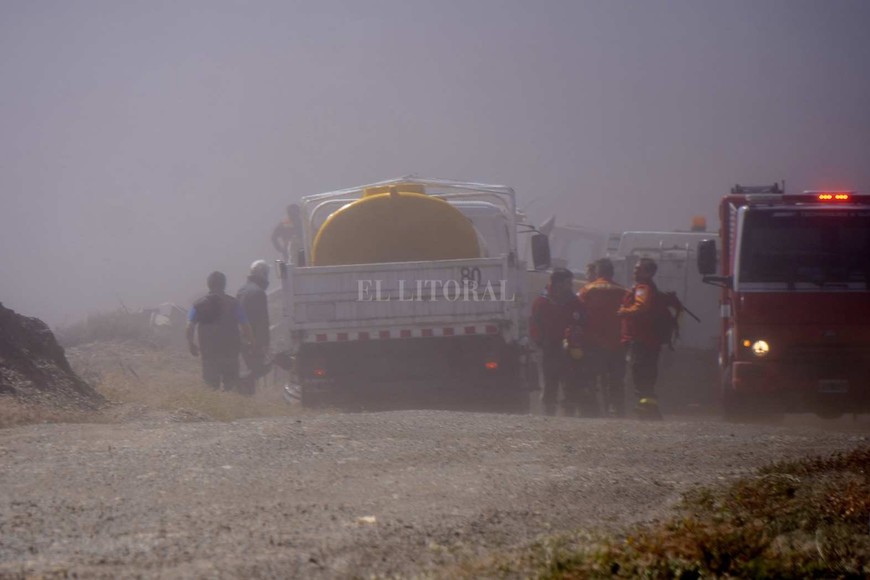 Incendios en el sur argentino: mirá como arman los contrafuegos