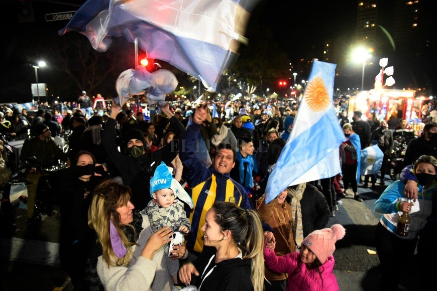 Argentina Campeón: festejo en Rosario