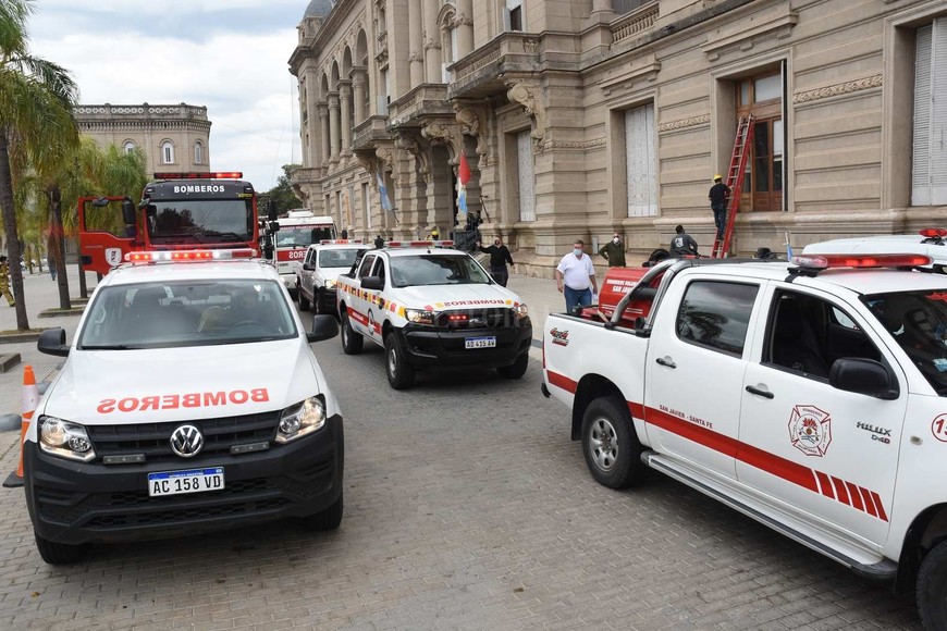 Reclamo de bomberos por vacunas