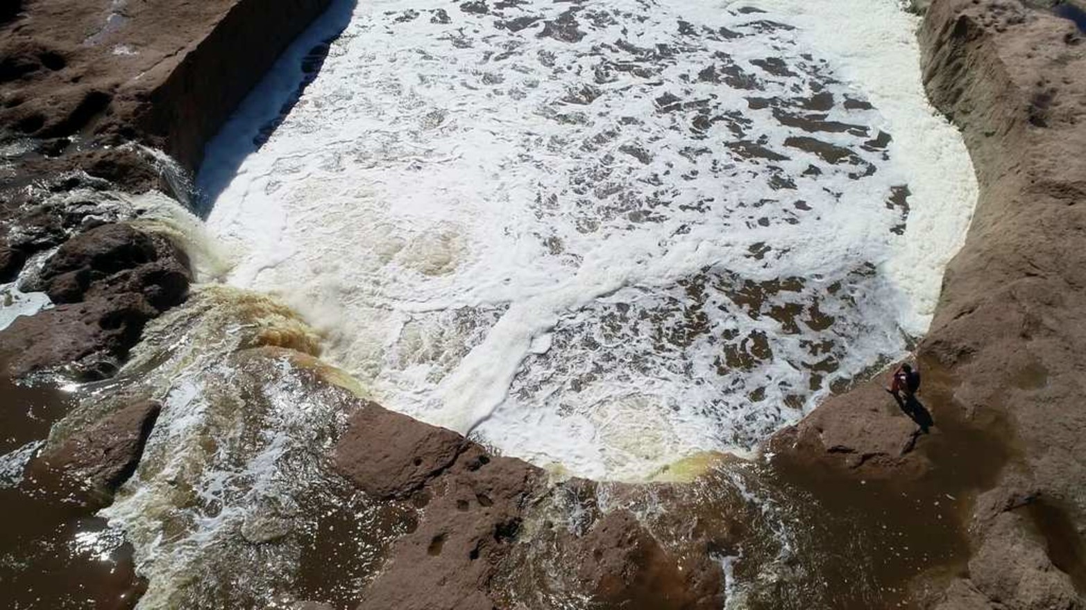 Desde el drone de El Litoral, una imagen única para nuestros lectores.