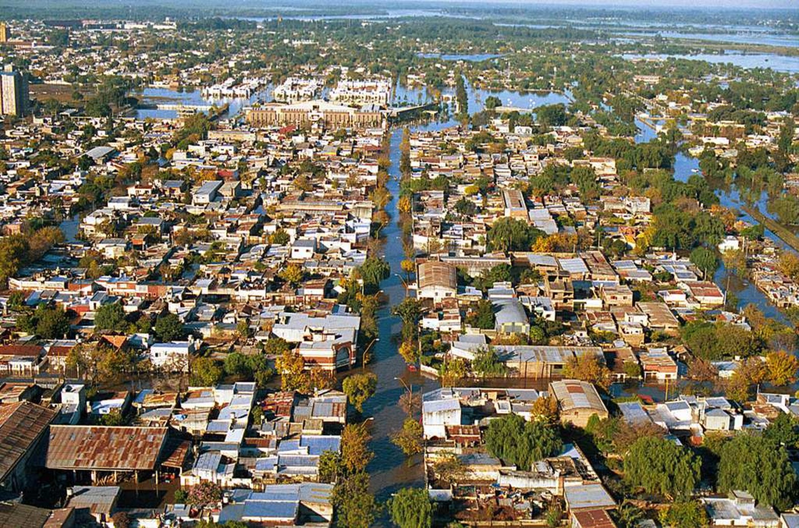 Barrio Roma y Santa Rosa de Lima en la zona del hospital de Niños.