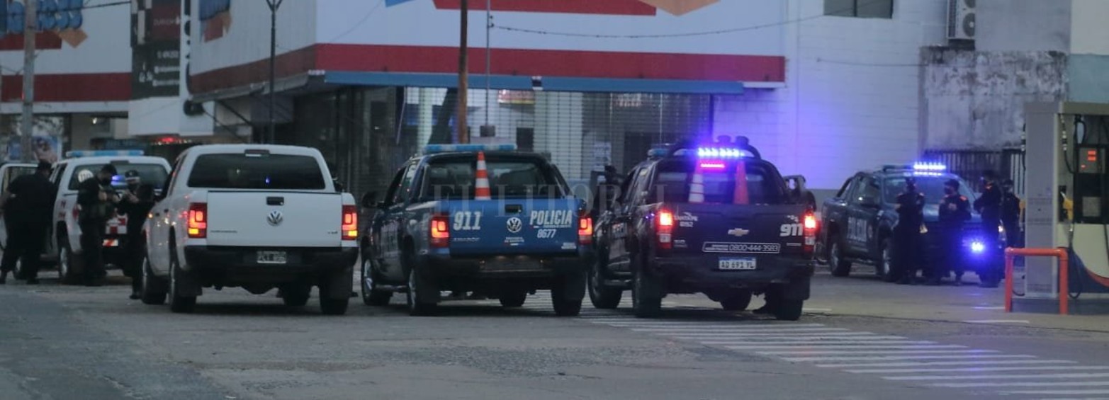 El operativo en Santo Tome.