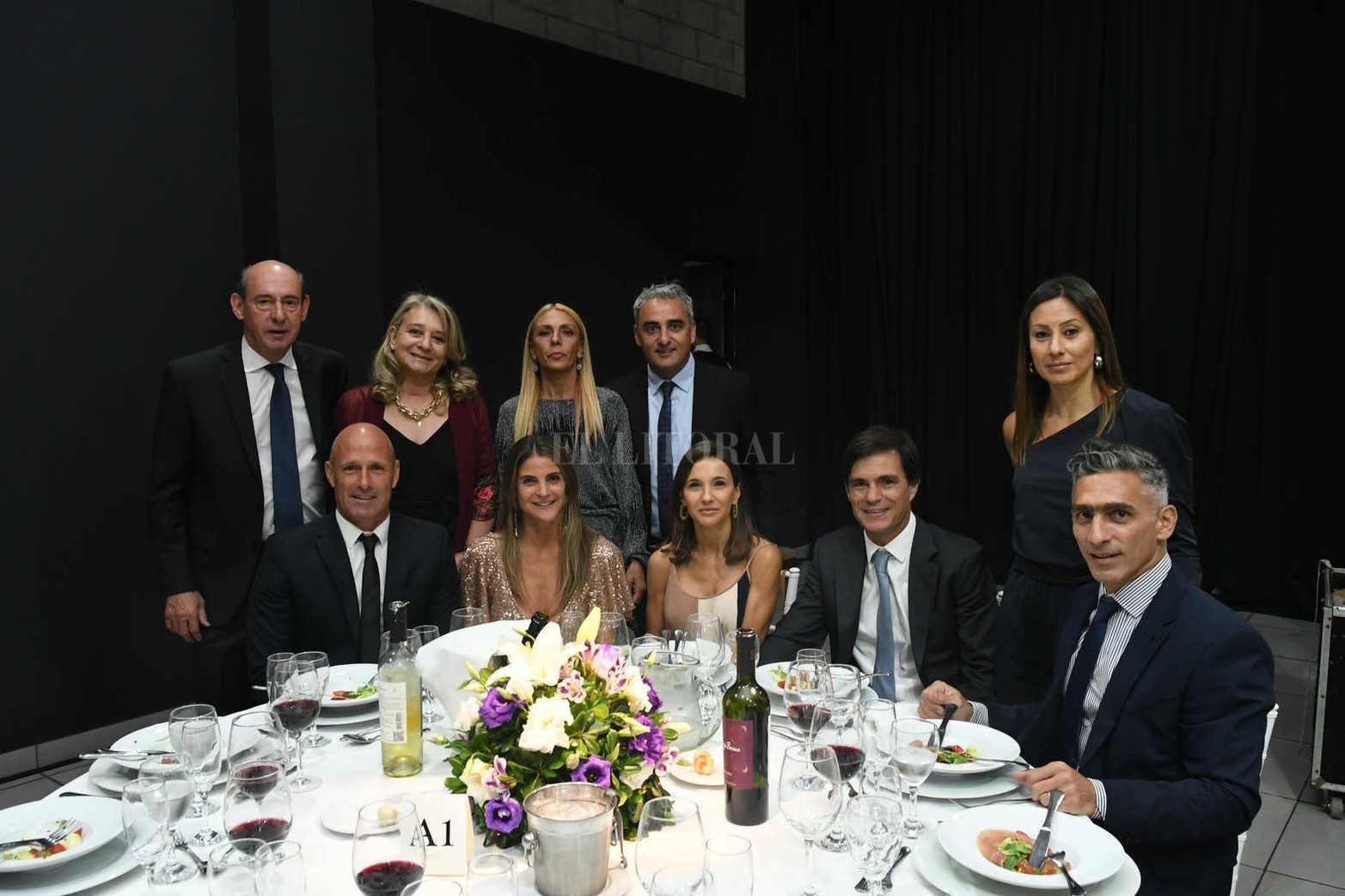 Carlos Rodríguez, Patricia Heinzen, Leandro Soroujon y Sra, María Eugenia Goncebatt, Gustavo Recce, María Victoria Strada, Pilar Vigo, Ignacio Rodríguez Sañudo y Antonio Saleme.