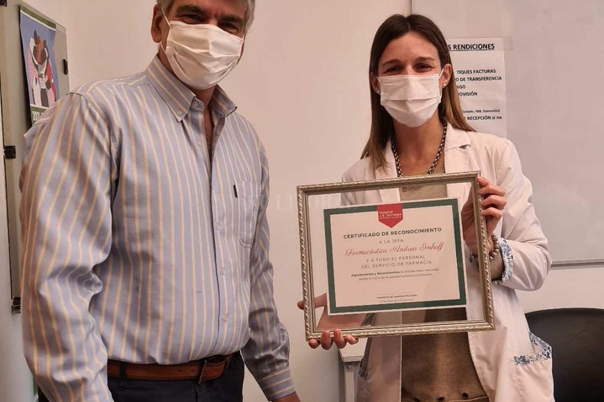 Reconocimiento a los trabajadores del Hospital Iturraspe