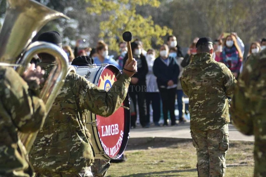 Música y baile para los empleados de Salud del Hospital Iturraspe