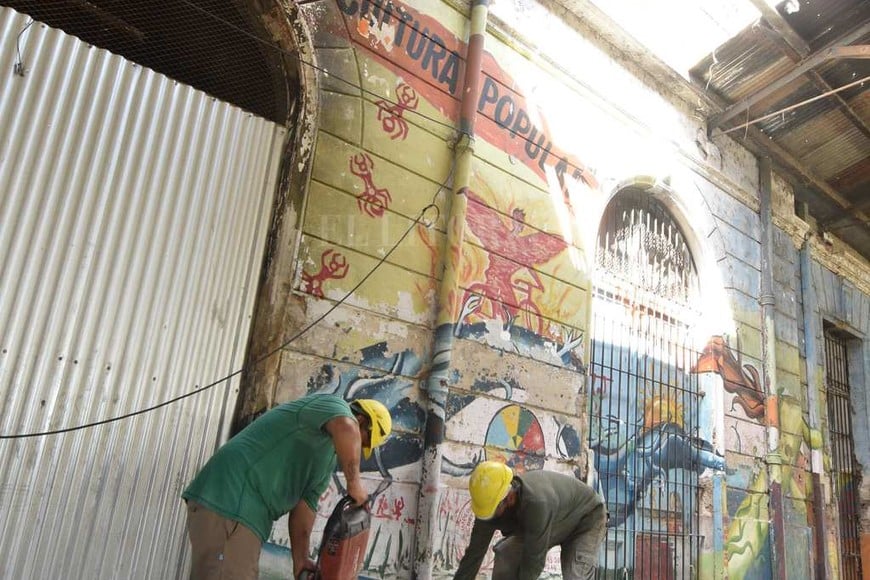 En la Estación Mitre comenzaron los trabajos de refacción