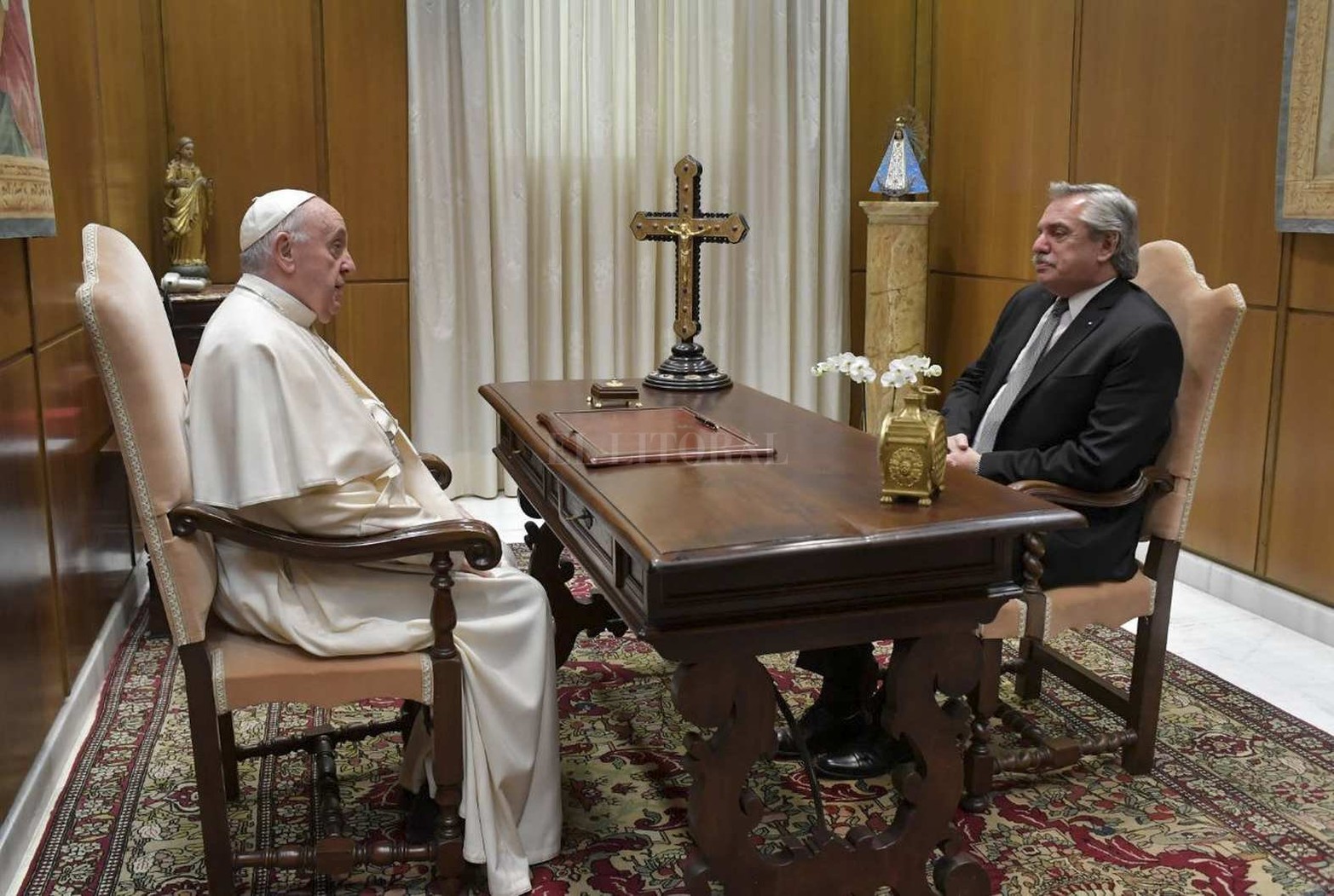 En Italia, Roma con Jorge Bergoglio.