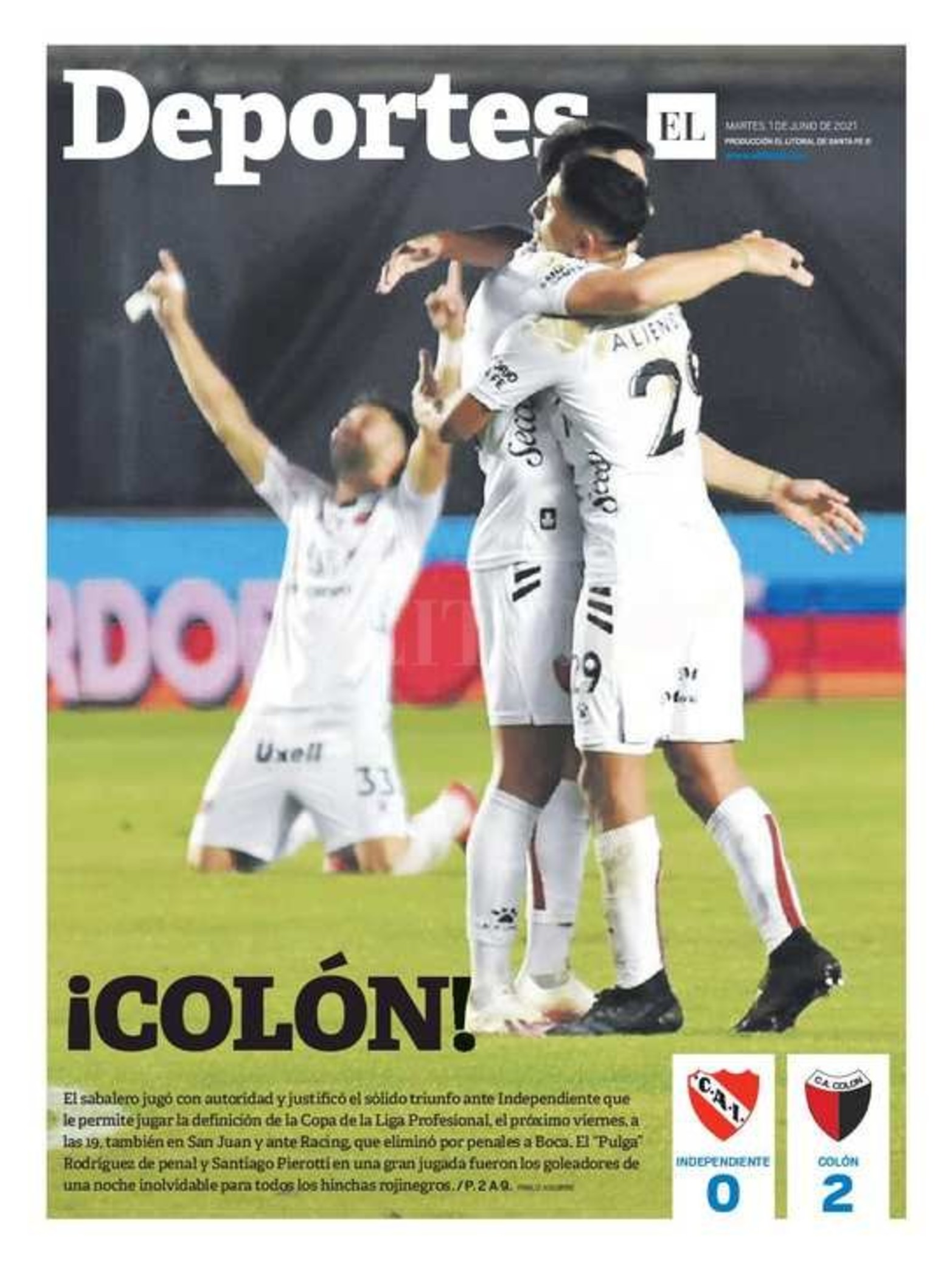 Edición impresa matutina y vespertina.