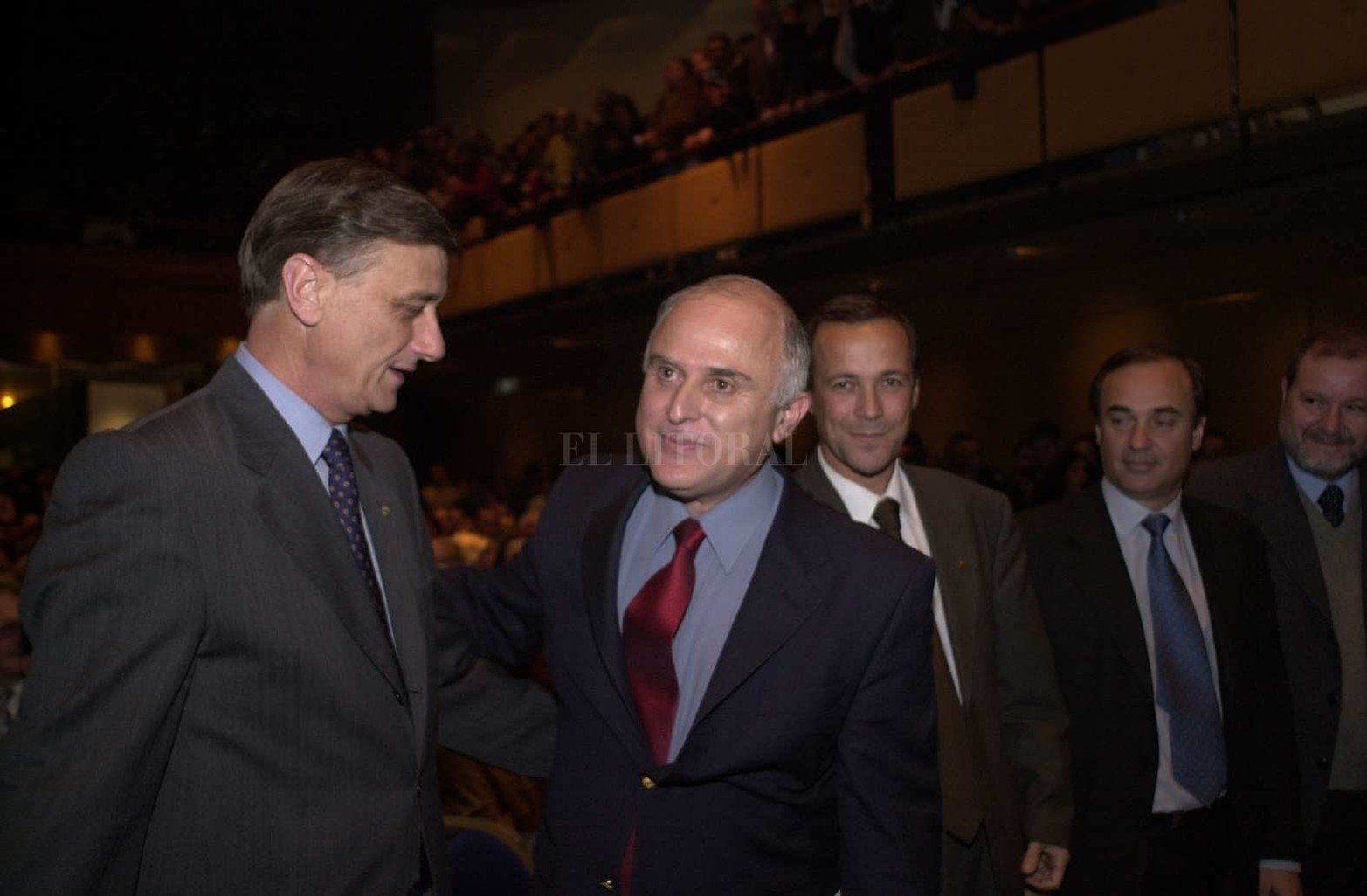 23 de marzo de 2003. Lanzamiento de candidato a intendente por el partido Socialista Miguel Lifschitz junto a Hermes Binner.