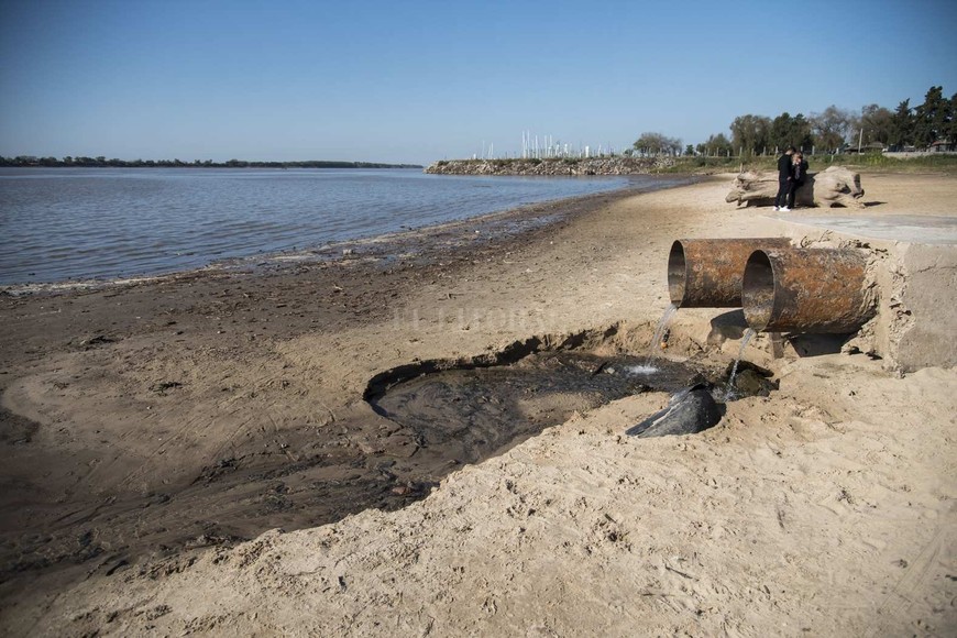 La bajante del Paraná también se hace sentir en Rosario