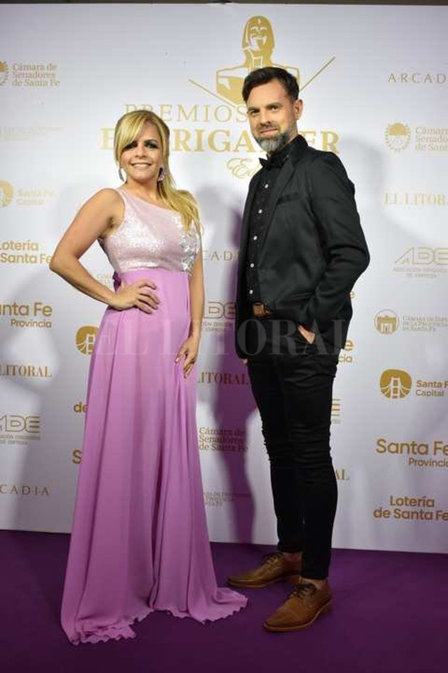 Los conductores Noelia Yossen y Gustavo Ocampo